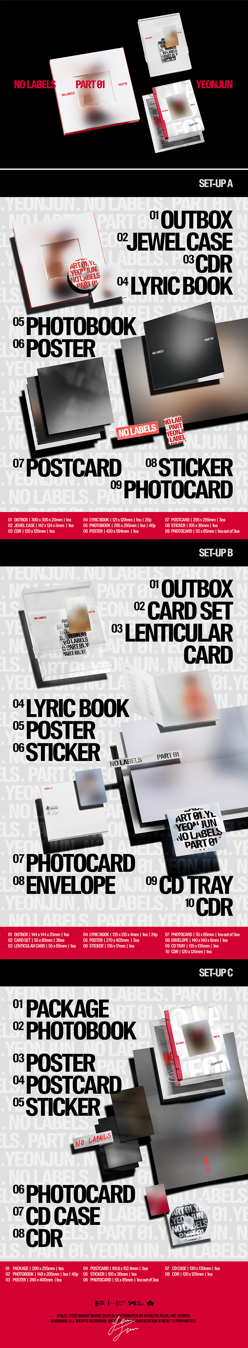 TXT YEONJUN NO LABELS